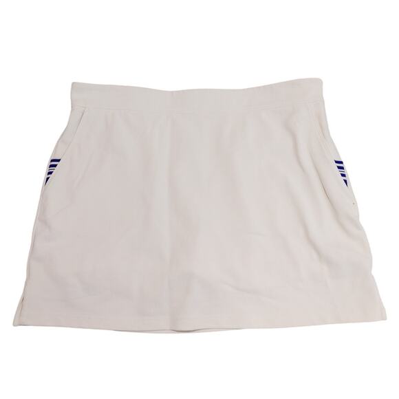 Vineyard Vines Mini Skort Skirt Pull On Golf Activewear White Womens Large - Picture 1 of 7